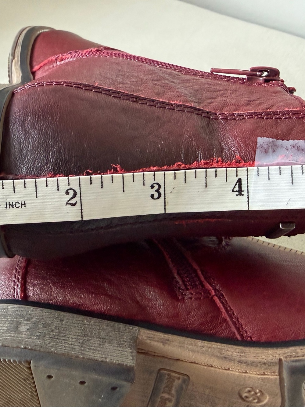Josef Seibel Burgundy Leather Waterproof Ankle Boots - Picture 16 of 16